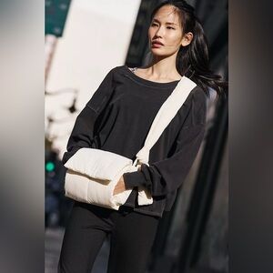 Brand New Free People Stylish Cream Crossbody Bag